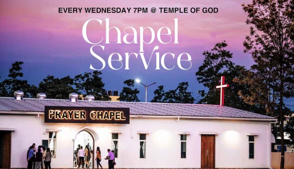 Chapel Service Banner